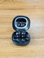 Earbud Fashion TWS Headphone Kait Telinga Kontrol Sentuh Earphone Olahraga Non-In-Ear Stereo HiFi Cermin Rias untuk V6.0 Tipe-C