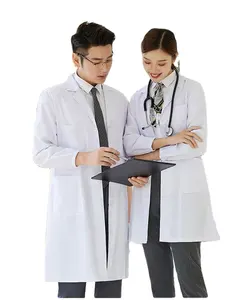 Lab Coat Hospital Uniforms Custom Long Sleeve Medical Uniform Lab Coat White Labcoats