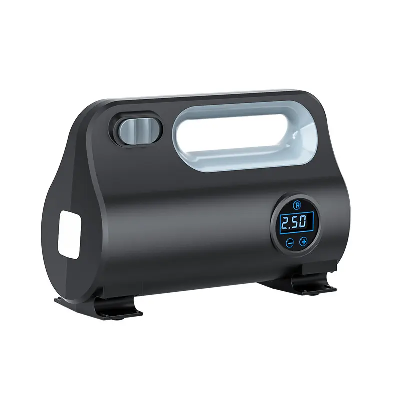 Inflador de neumáticos Digital negro de 150psi, 12V, Mini bomba de aire inteligente inalámbrica para neumáticos de coche, compresor de aire portátil de 150 PSI para coche