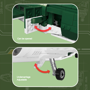 866 + Uds 1/48 soldados <span class=keywords><strong>americanos</strong></span> ejército colección histórica militar avión de combate Jet aviones juego de bloques de construcción regalo para niño - Product Image 5