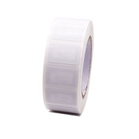 Étiquette adhésive RFID passive en PVC inscriptible UHF 860-960 MHz EPC Gen2 pour la gestion des stocks et des actifs d'entrepôt, impression personnalisée