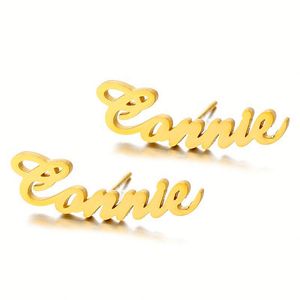 YBcustom Gold Plated Stud Designs <strong>Jewelry</strong> Fashion Women Punk Indian Silver <strong>Stainless</strong> <strong>Steel</strong> Cross Girls Drop Earring for Woman - Product Image 1