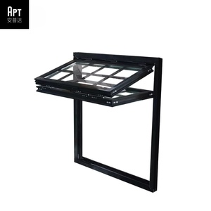 Verticale ripiegamento delle finestre in alluminio vetro temperato di sicurezza pieghevole <span class=keywords><strong>finestra</strong></span> griglia <span class=keywords><strong>doppia</strong></span> patta <span class=keywords><strong>finestra</strong></span> pieghevole <span class=keywords><strong>finestra</strong></span> per balcone di vetro - Product Image 1