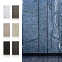 Panneaux décoratifs muraux en pierre artificielle en polyuréthane pour extérieur, imitation pierre PU, pierre artificielle en mousse