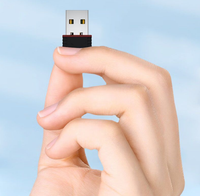 Carte Réseau USB Sans Fil 150 Mbps, Récepteur de Signal 802.11.N pour Ordinateur Portable/PC, Routeur Hotspot, Produit en Stock, Interface USB