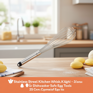 ที่ตีไข่สแตนเลส 25 ซม. ใช้กับเครื่องล้างจานได้ - Product Image 3