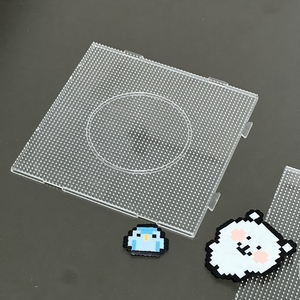 Planche de base transparente Perler Bean Board 2,6 m, outil de bricolage pour jeunes, jouet en plastique, poste de travail pour perles fusionnables - Product Image 1