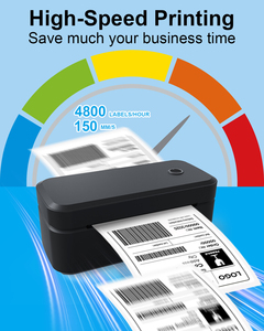 Marklife X4 4 inch máy in nhãn nhiệt màu đen và trắng với phần mềm chỉnh sửa miễn phí cho cửa hàng siêu thị sử dụng giấy nhiệt - Product Image 3