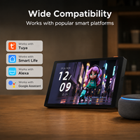Panneau intelligent Tuya 7 pouces OEM direct usine avec hub passerelle WiFi/Zigbee et carte mémoire pour système d'automatisation de toute la maison