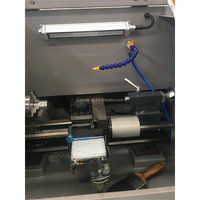 Mini torno CNC CNC210, máquina de torneado, servomotor japonés, programación USB para laboratorios educativos