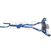 SKYLEY Titane Échappement Pour Bmw X5 X6 X7 M50i M60i G05 G06 G07 V8 4.4t Silencieux Valved Control Catback Accessoires De Voiture