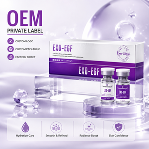 Ampoule Exo-Glow Exo-Stem Cell 10ml, sérum revitalisant pour le visage, emballage personnalisé OEM, marque privée - Product Image 2