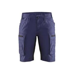 BLAKLADER - 714918458999C40 Women's Service <b>shorts</b> stretch <b>Navy</b> blue/Black - EAN 7330509538678 <b>WORK</b> TROUSERS <b>WORK</b> <b>SHORTS</b> - Product Image 1