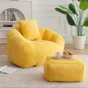 Sofá Seccional de Terciopelo Contemporáneo con Otomana para Villa y Salón, Diseño que Ahorra Espacio, Cantidad Mínima de Pedido Baja, Compra al por Mayor - Product Image 5