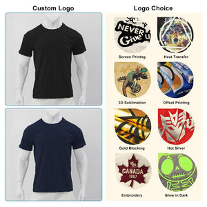 Camisetas de Manga Corta para Hombre de Alta Calidad, Cuello Redondo, Tejido de Poliéster/Nailon, Secado Rápido y Transpirable - Product Image 5