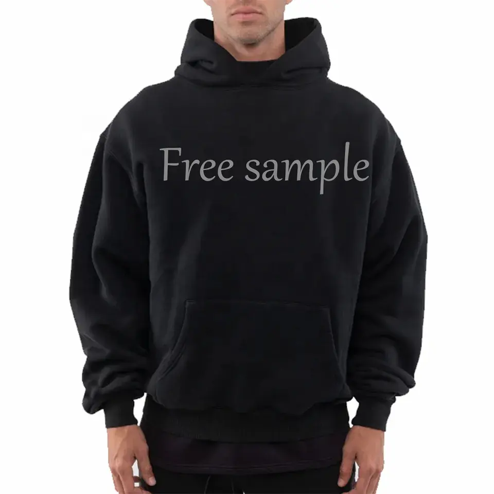 Groothandel Kwaliteit Puff Print Zwaargewicht Katoenen Hoody Oversized Custom Print Luxe Pullover Katoen Custom Hoodies