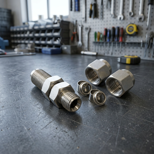 Raccord droit égal en acier inoxydable de qualité supérieure pour applications hydrauliques et pneumatiques, idéal pour les raccords de tubes d'instrumentation - Product Image 2