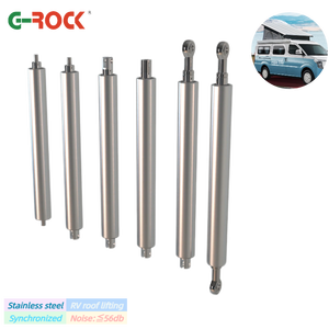 Actuador lineal de 24V, carrera de 700mm, carga de 300kg, resistente al agua IP67 para <span class=keywords><strong>VW</strong></span> <span class=keywords><strong>T5</strong></span>, conversión de techo emergente Ducato Camper Van, cubierta de techo RV - Product Image 1