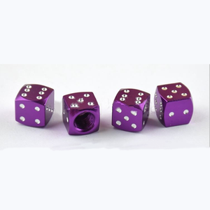 Bouchons de <span class=keywords><strong>valve</strong></span> de pneu en aluminium en forme de dés, capuchons anti-poussière pour <span class=keywords><strong>valve</strong></span> Schrader 8V1 pour <span class=keywords><strong>voiture</strong></span>, moto, camion, vélo, modification personnalisée - Product Image 3