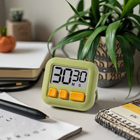 Minuterie visuelle LCD portable Minuterie de conception magnétique Minuterie de cuisine numérique intelligente Utilisation quotidienne pour cuisiner et apprendre