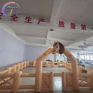 <span class=keywords><strong>Jeu</strong></span> <span class=keywords><strong>de</strong></span> terrain <span class=keywords><strong>de</strong></span> <span class=keywords><strong>jeu</strong></span> pour enfants annonçant la barrière gonflable <span class=keywords><strong>de</strong></span> cheval 6x6x2 mètres pour le but décoratif - Product Image 5