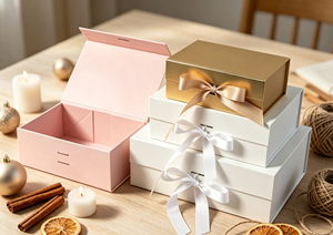 Multi-color Eco-Friendly High-End Foldable Magnetic Gift Boxes Four-Color Printing Made Thick Rigid Cardboard Integrated Box - Product Image 3