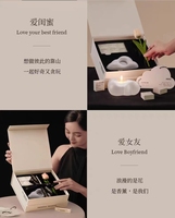 Custom Candle Box Packaging with logo square Texture Paper Cosmetic Candle Packaging Gift Paper Boxes for Candles
