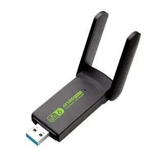 WiFi 6 USB3.0 AX1800 Wifi Adapter Dual Band 2.4G/5Ghz Network Cards Dongle High Gain Antenna For Desktop wifi USB Adapter