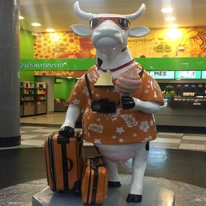 ประติมากรรมเรซิ่นไฟเบอร์กลาสรูปแฮมเบอร์เกอร์และเฟรนช์ฟรายส์ขนาดใหญ่สำหรับตกแต่งร้านอาหาร ทางเข้า <span class=keywords><strong>KFC</strong></span> แมคโดนัลด์ สวนกลางแจ้ง - Product Image 3