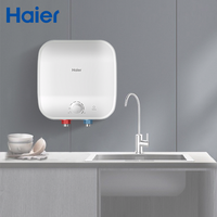 Chauffe-eau électrique à accumulation Haier 10L/15L, petit réservoir, 1500W, Classe énergétique A, IPX4, en plastique, pour extérieur et usage domestique