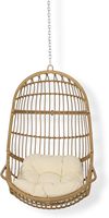 Chaises suspendues de panier d'oeufs de chaise d'oscillation en osier de rotin de PE d'intérieur extérieur avec la capacité du coussin 350lbs