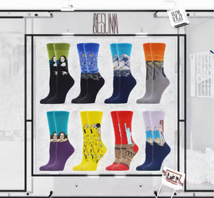 <span class=keywords><strong>Chaussettes</strong></span> Gogh 2026ZP : Démarreur de conversation unique, cadeau décontracté et intéressant pour homme - Product Image 2