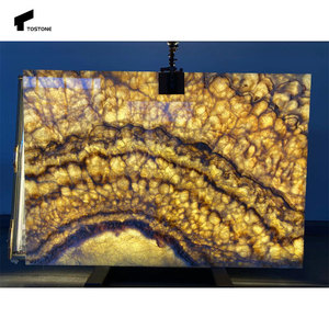 トストーン 絶妙なモダンレッドドラゴンオニキス大理石壁板 高級ホテル ダイニング バスルーム用-防水＆環境に優しい - Product Image 2