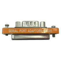 Mini adaptador de Cable de serie, DB9 macho a DB25 hembra, cambiador de género