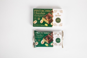 Bestseller Cioccolato Fondente al Pistacchio Halal 70g Ricetta Reale di Dubai per Distributori Globali - Product Image 4