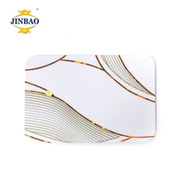 JINBAO — panneau mural acrylique en pvc et marbre, meilleure décoration, usine, 1mm, 3mm, 1220x2440mm, uv