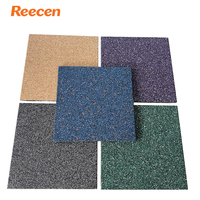 Tapis de sol en caoutchouc emboîtable haute densité 20 mm, antidérapant, insonorisant, ignifuge, écologique, imperméable, pour stand de tir extérieur