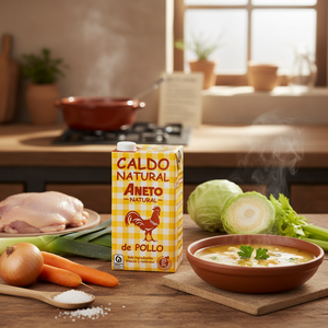 Qualité supérieure Fabriqué en Espagne Ingrédients purs Délicieux 6X1L Bouillon de poulet frais naturel pour la vente en gros - Product Image 3