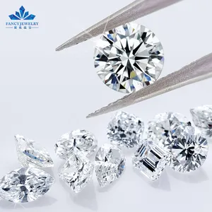 Fancy Lab Diamond VVS D Color lab Created Diamond Round Brilliant Cut Synthetic Diamond Manufacturing