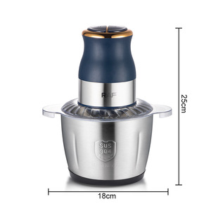 Hot Sell Multifunctional Food Processor <b>Grinder</b> Food Vegetable Chopper Baby Food 4 Blades Kitchen <b>Meat</b> Cutter - Product Image 5