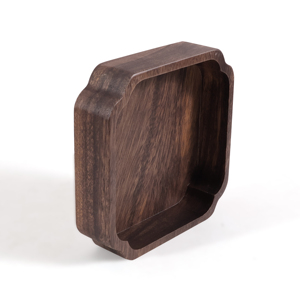 <span class=keywords><strong>Walnut</strong></span> gỗ phục vụ khay gỗ vuông Snack khay gỗ tự nhiên bảng cho trái cây Veggie chip và Dip phục vụ đĩa cứng - Product Image 5