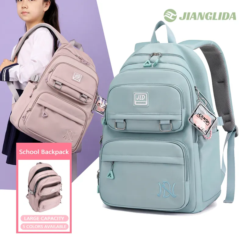 JIANGLIDA wholesale mochilas escolares Large Capacity Casual Sports Backpacks children schoolbag kids bag school bags girl