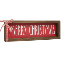 Panneau en bois Joyeux Noël, Décoration de Noël pour la maison, Plaque de Noël, Centre de table, Décoration murale, Décoration de cheminée, Décoration de fêtes