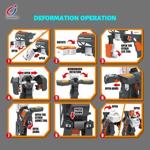 Chengji ปืนยิงอากาศพลาสติกแบบนิ่ม, ปืนยิงเกมของเล่นการเปลี่ยนรูปหุ่นยนต์ปืนกระสุนอ่อน - Product Image 3