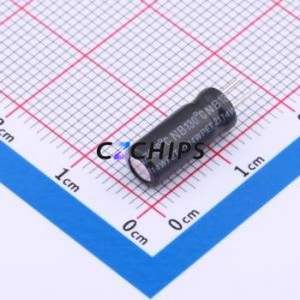 Condensador Electrolítico de Aluminio de Montaje Pasante ENB1EM680D12C35T, Componente de Montaje Pasante (THT), D5xL12mm 68uF 20% 25V 5mm - Product Image 2