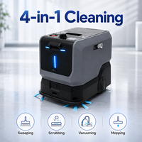 Robot laveur de sols intelligent KDS-10 commercial, batterie au lithium, machine de lavage de sols autonome pour immeuble de bureaux