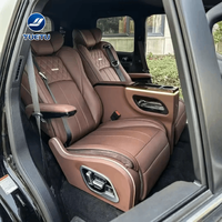 Siège de voiture modifié en cuir Nappa matelassé diamant pour Toyota Land Cruiser LC300 LC200, aménagement intérieur VIP