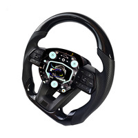 Volant sport modifié en bois de pêche noir brillant pour Toyota ZC-FT-YD-M1