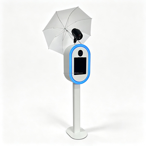 Photomaton portable en métal de haute qualité pour iPad avec connexion USB/Wi-Fi, impression instantanée et anneau lumineux - Exposition de selfies - Product Image 4