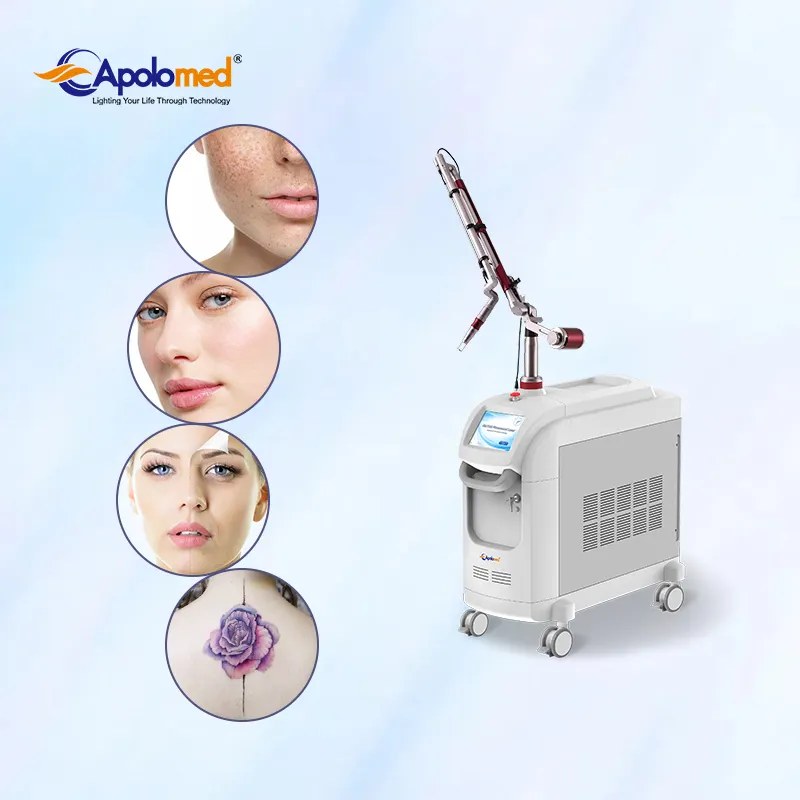 Apolomed Medical Pico Laser Device Pigment Removal Skin Rejuvenation Agents Required ND YAGQスイッチレーザー